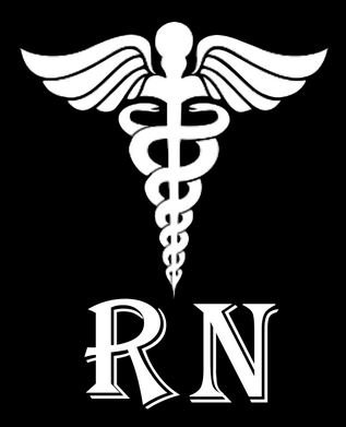 Registered Nurse window decal